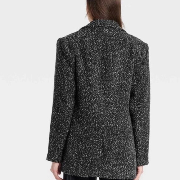 NWT Universal Thread Women’s Tweed Textured Blazer Coat  Size XXL - Picture 7 of 7